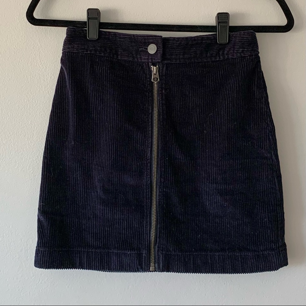 Aritzia Wilfred Free Corduroy Mini Skirt